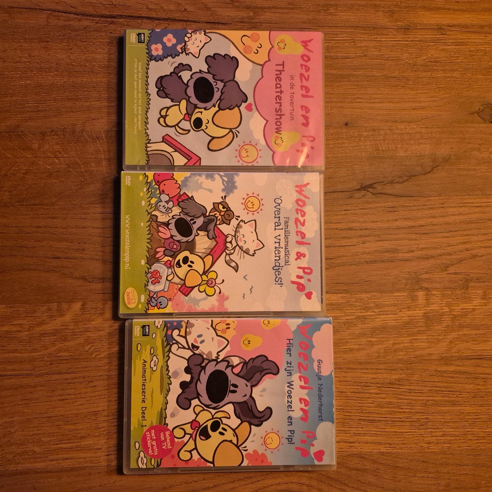 Woezel en Pip DVD's - Originele animatieserie, Ophalen, Gebruikt, Alle leeftijden, Nederlands