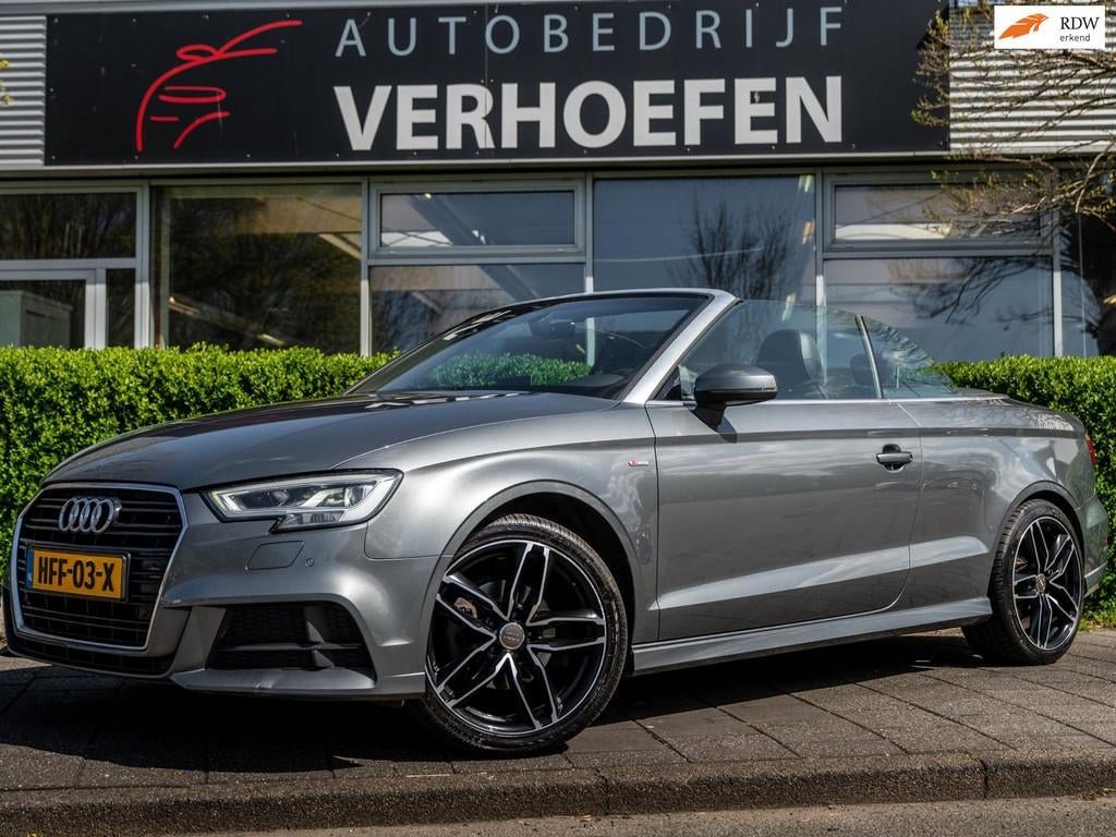 Audi A3 CABRIOLET 35 TFSI S-LINE - CABRIO - AUTOMAAT - XENON, 730 kg, 4 cilinders, 4 stoelen, Leder
