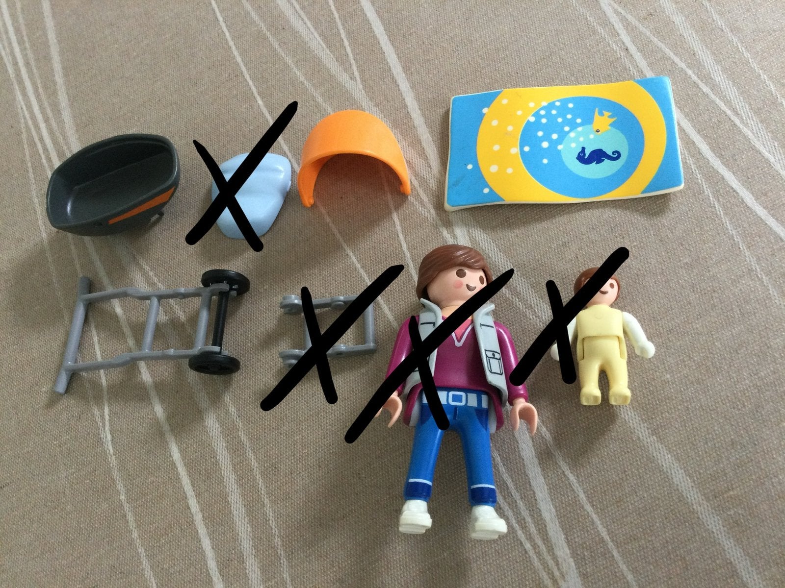 Playmobil onderdelen kinderwagen ., Kinderen en Baby's, Speelgoed | Playmobil, Ophalen of Verzenden, Zo goed als nieuw