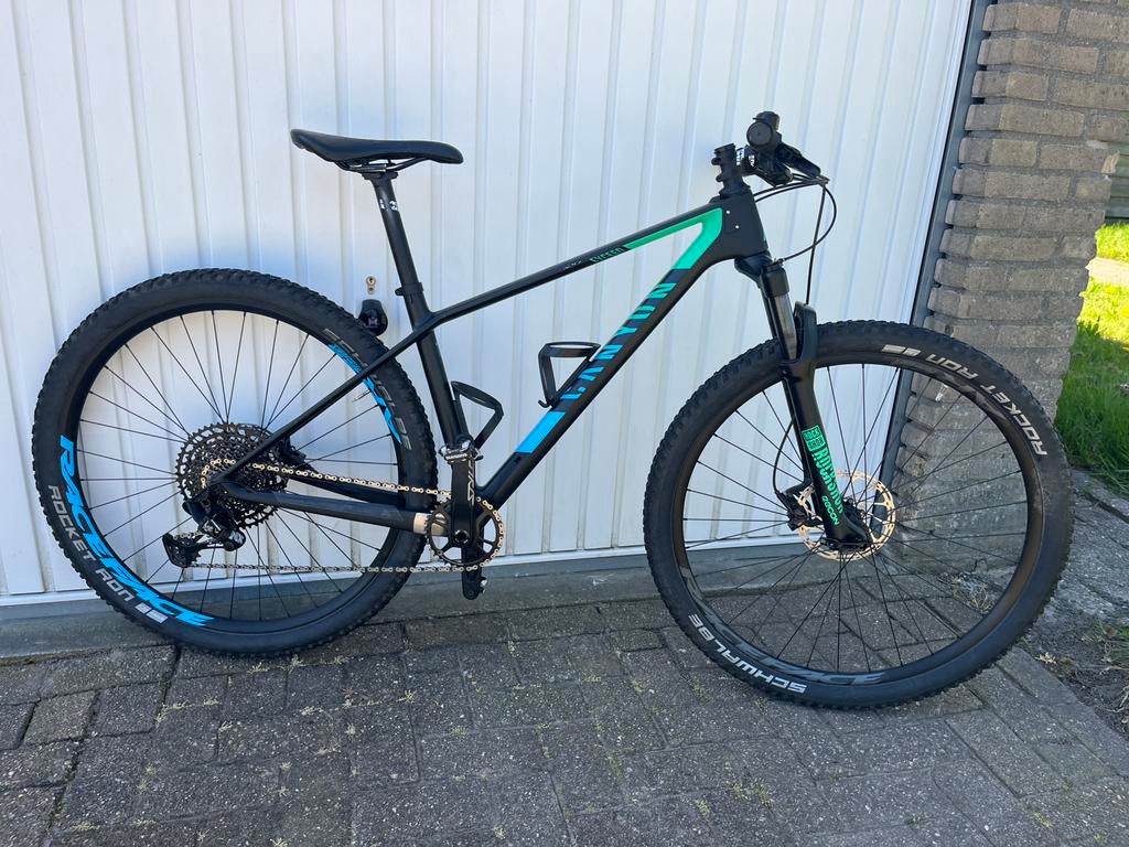 Canyon Exceed CF SL 5.0 Mountainbike maat M, Fietsen en Brommers, Hardtail, Heren, Zo goed als nieuw, Schijfrem