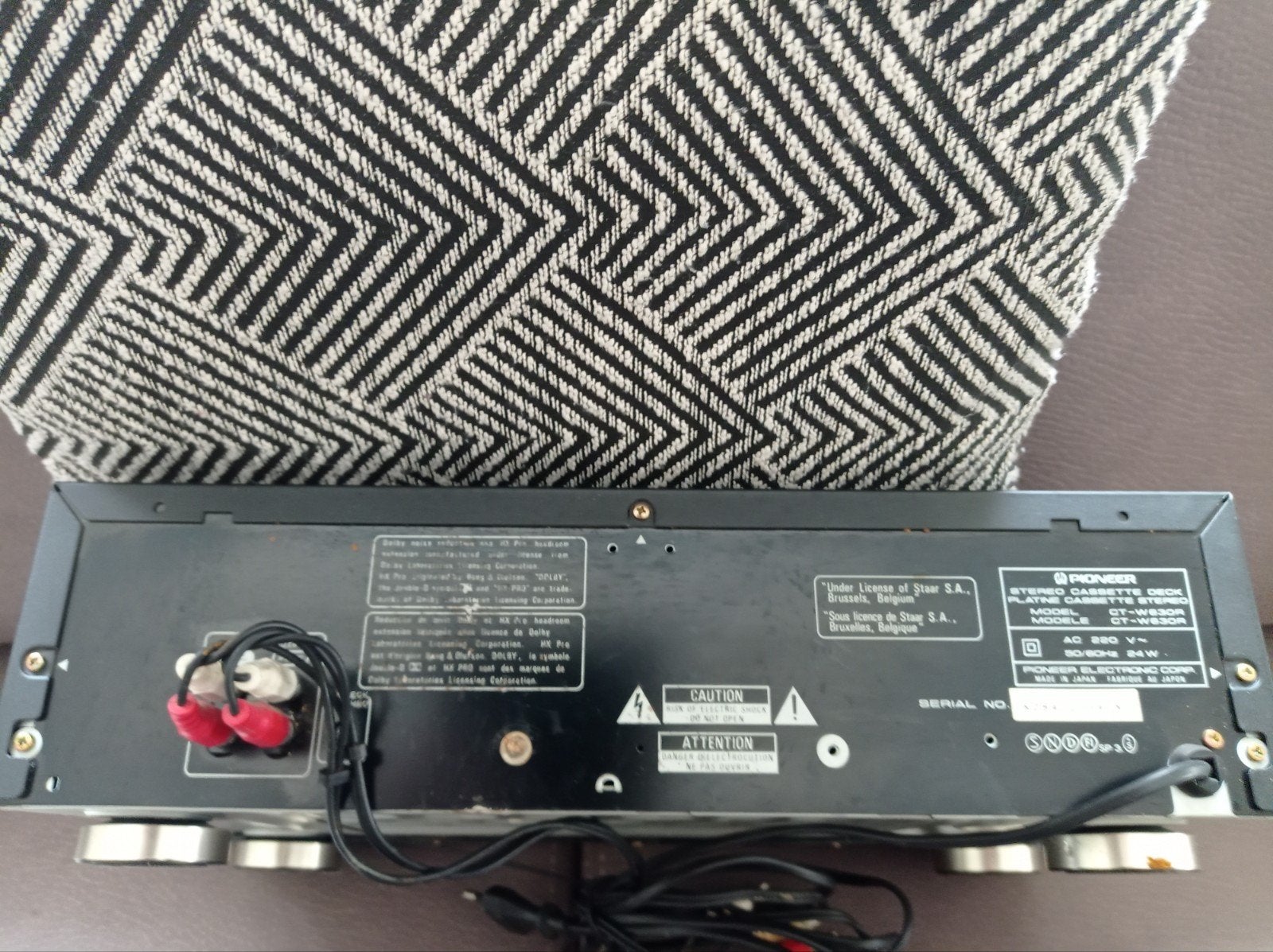 Pioneer CT-W505R Dubbel Cassettedeck - Uitstekende Staat, Ophalen of Verzenden, Dubbel, Overige merken, Tiptoetsen