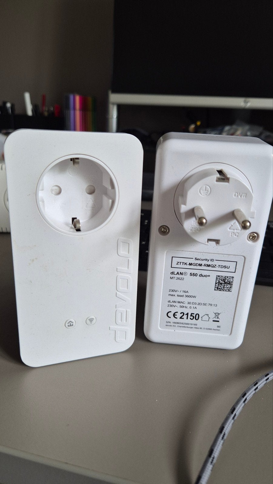 Devolo dLAN 550 duo+ Powerline Adapter Set, Verzenden, Gebruikt, Devolo