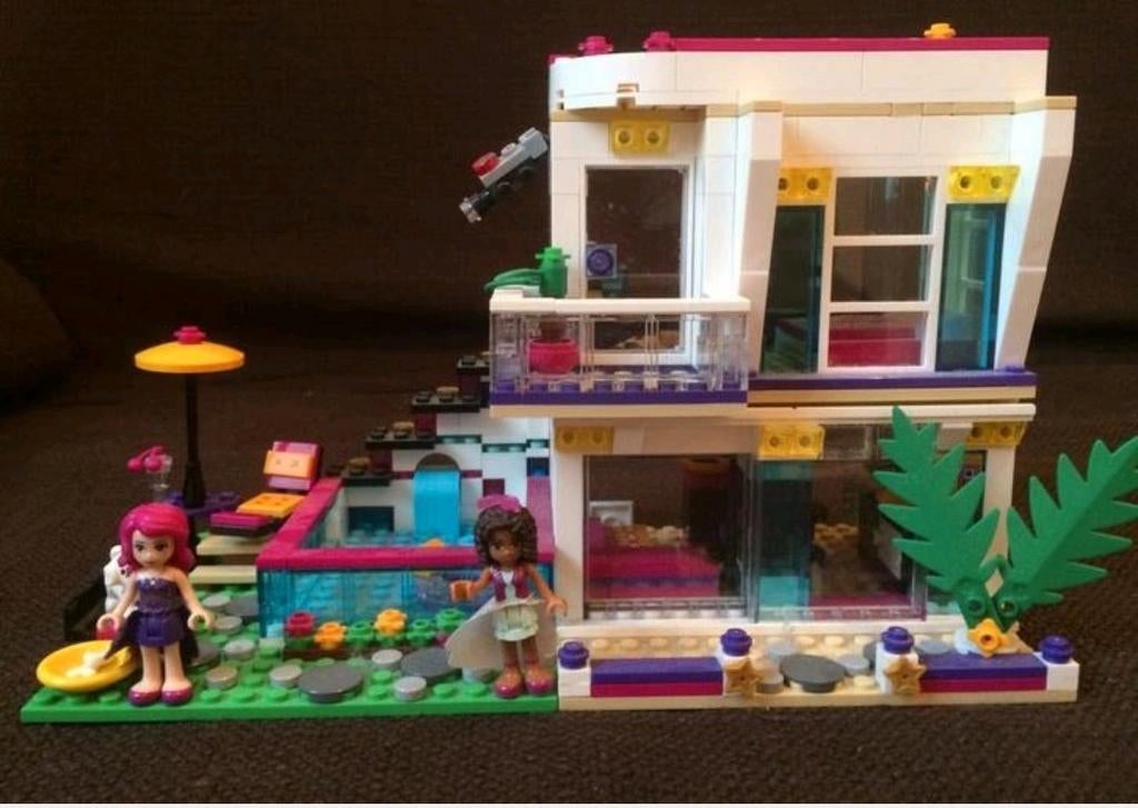 LEGO Friends Popster Showpodium (41117) & Villa, Ophalen, Gebruikt, Lego, Friends
