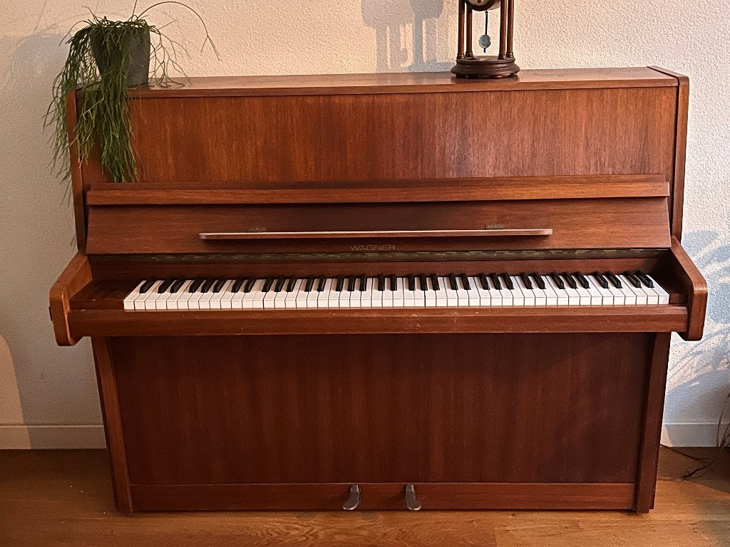 piano merk Wagner, Ophalen, Gebruikt, Bruin, Piano