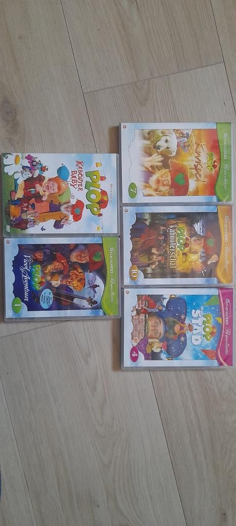 5 dvds van Kabouter Plop, Ophalen, Zo goed als nieuw