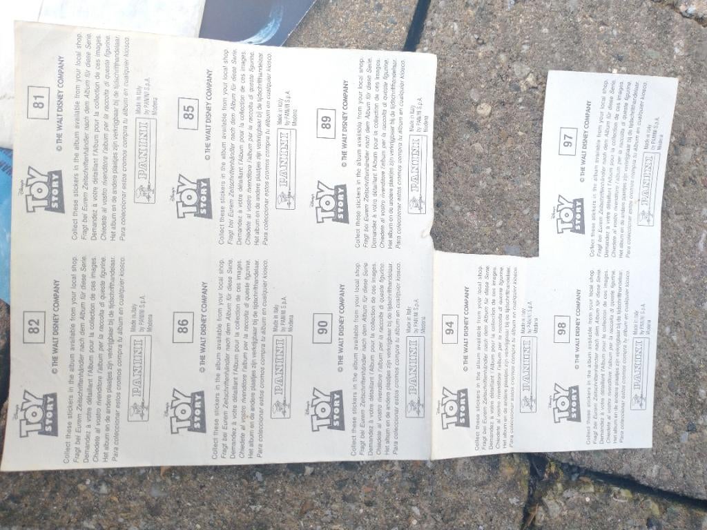 albumplaatjes toy story, Ophalen, Zo goed als nieuw