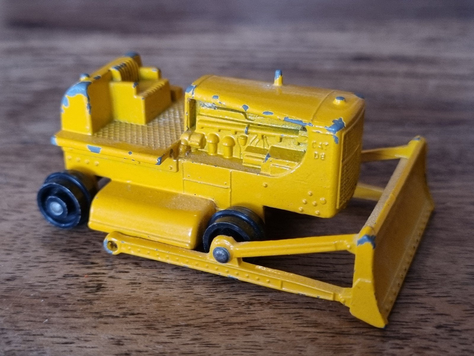 Vintage Matchbox Lesney Caterpillar D8 Bulldozer No. 18, Ophalen of Verzenden, Gebruikt