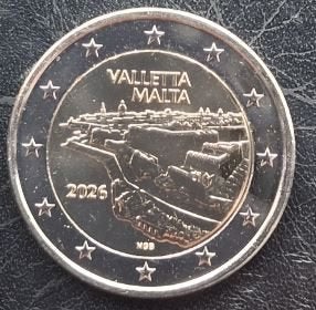 Malta 2 euro 2026 UNC - Valetta, Verzenden, Malta, 2 euro, Losse munt