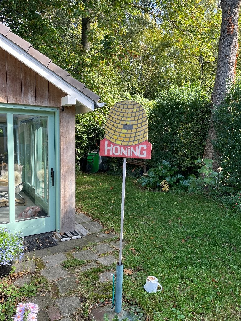 Imker - Honing - Vintage Bord, Bijen