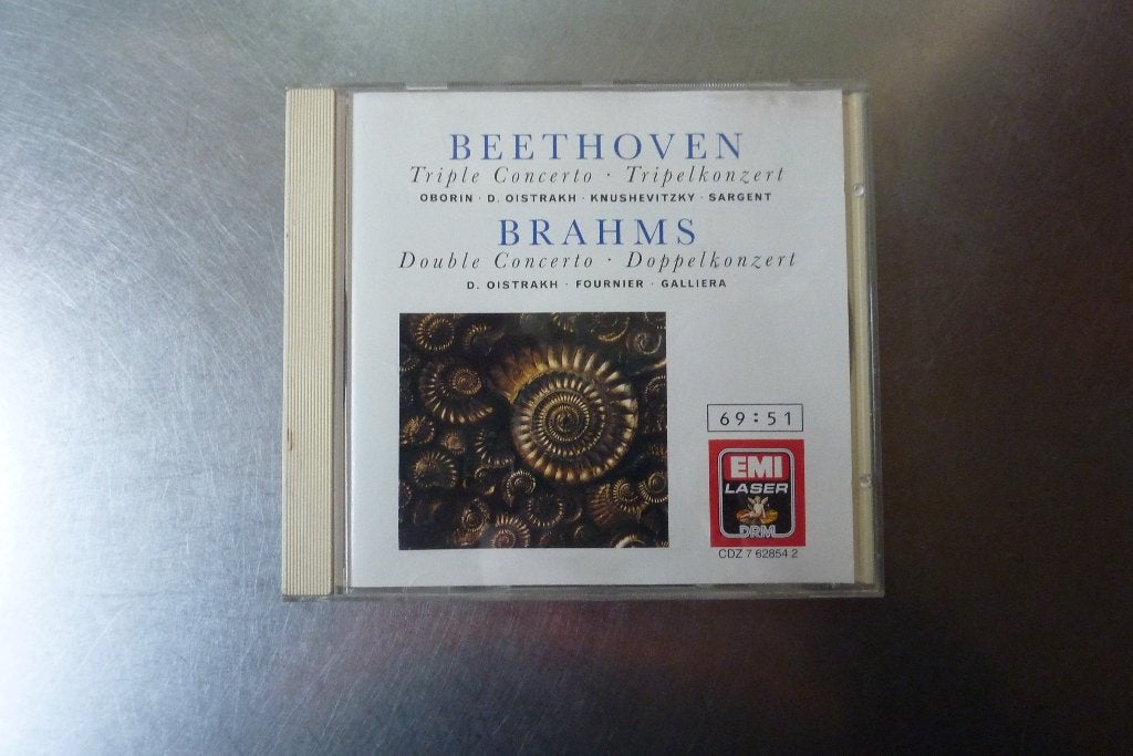 Beethoven, Brahms Triple Concerto - Sir Malcolm Sargent, Ophalen of Verzenden, Romantiek, Zo goed als nieuw, Overige typen