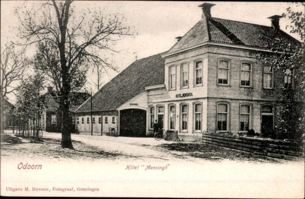 Odoorn KVR03 222 Hotel Mensingh, Ophalen of Verzenden, Voor 1920, Gelopen, Overijssel