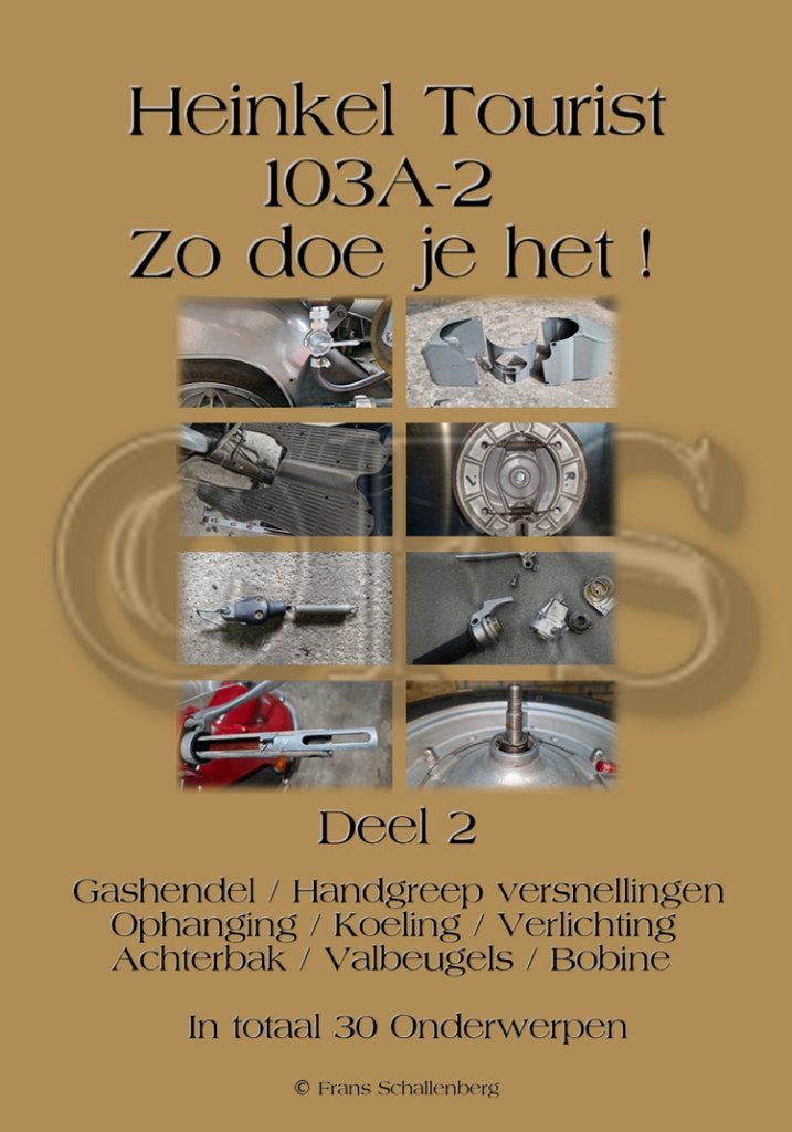 Heinkel Tourist scooter Werkplaatshandboek Deel 2, Verzenden, Overige merken
