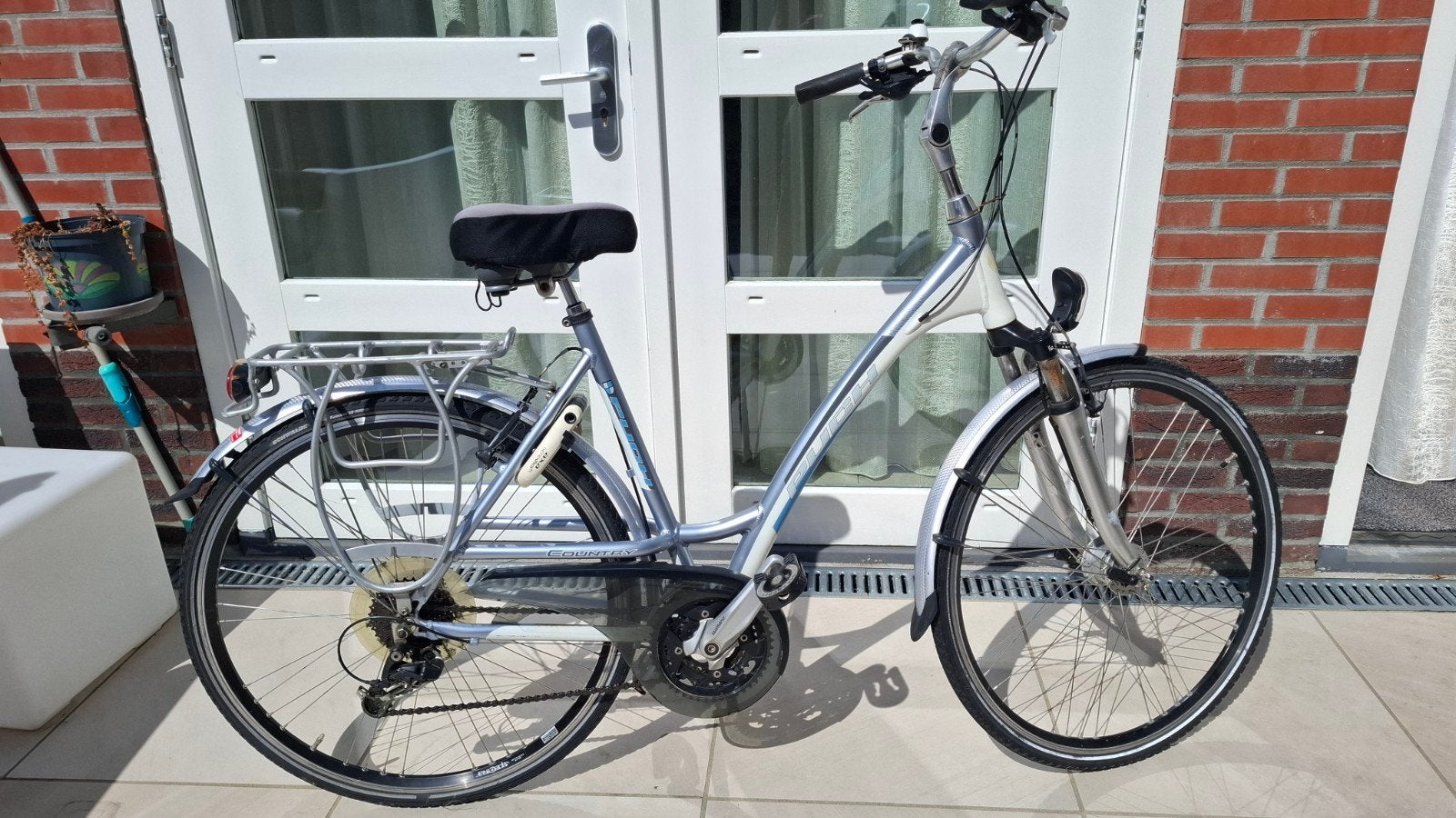 Puch Country Damesfiets - 21 versnellingen Shimano Alivio, Gebruikt, Velgrem, Versnellingen, 56 cm of meer