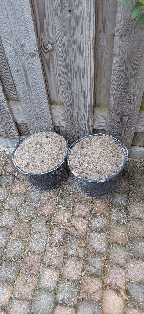 Wit zand 44 liter - Gratis, Ophalen of Verzenden, Gebruikt, Straatzand