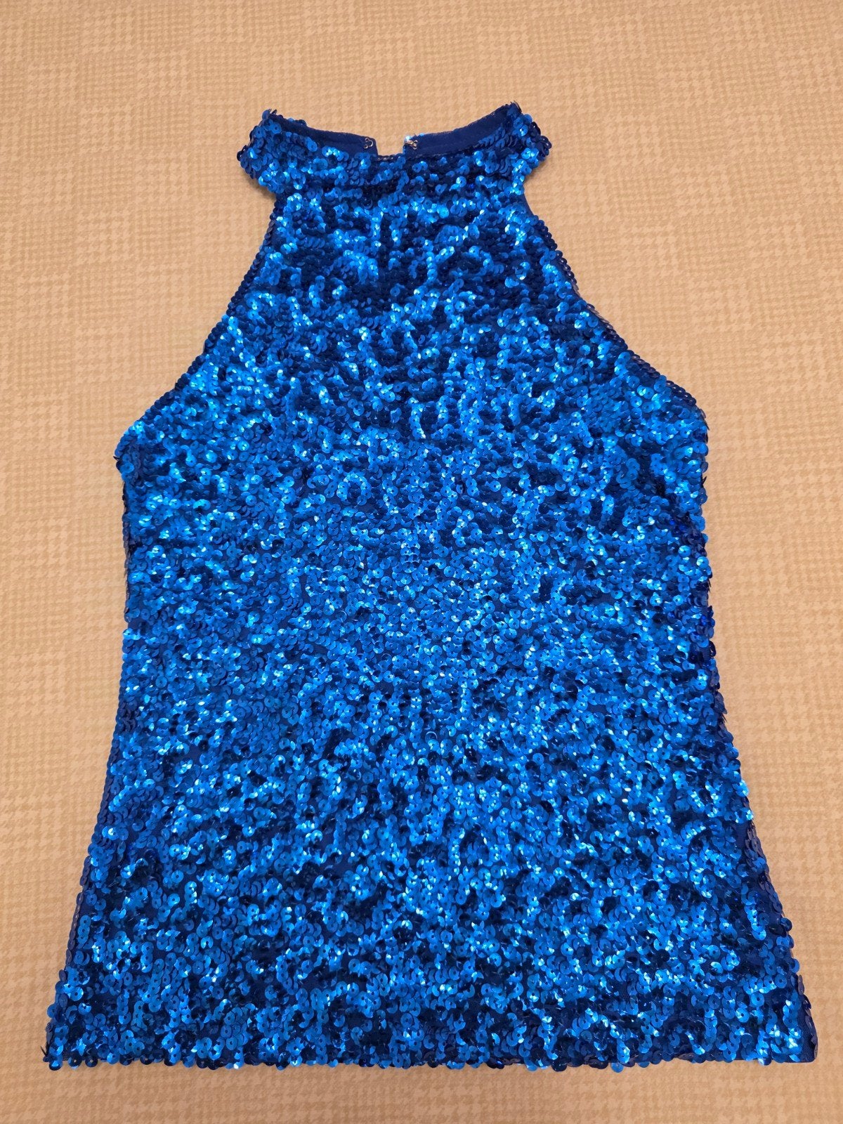 Feestelijke pailletten top - Maat S/M, Kleding | Dames, Tops, Blauw, Nieuw, Ophalen of Verzenden, PENGDA