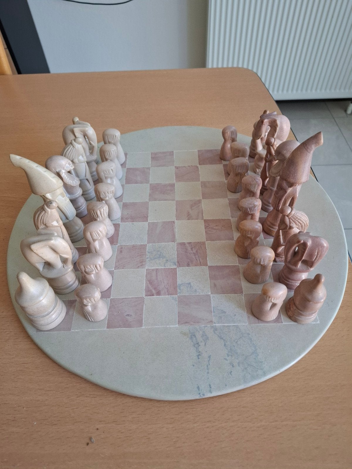 Afrikaans schaakset, Ophalen