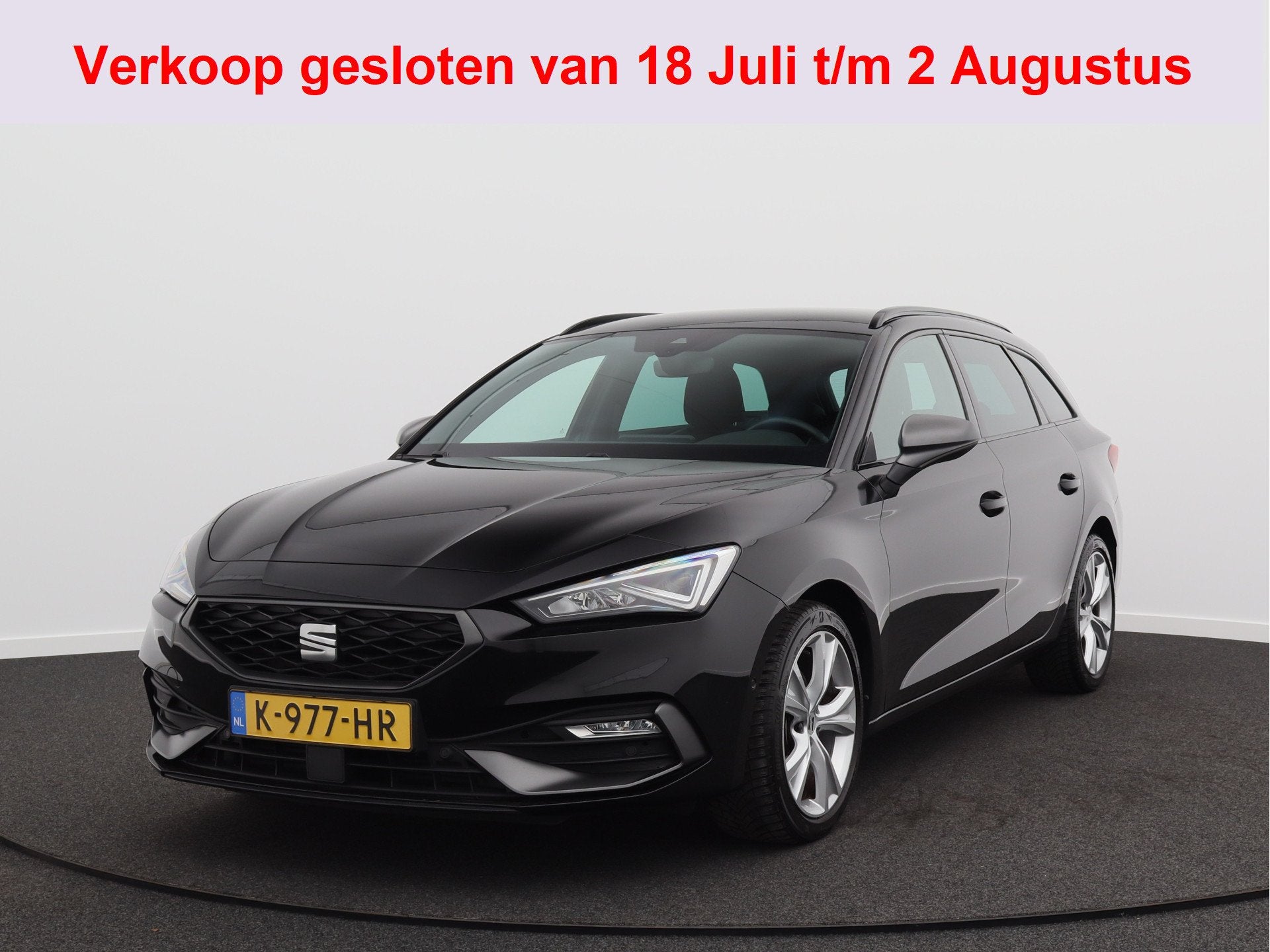 SEAT Leon Sportstourer 1.5 eTSI FR Launch Edition/ automaat/, Stof, 4 cilinders, Leon, Zwart