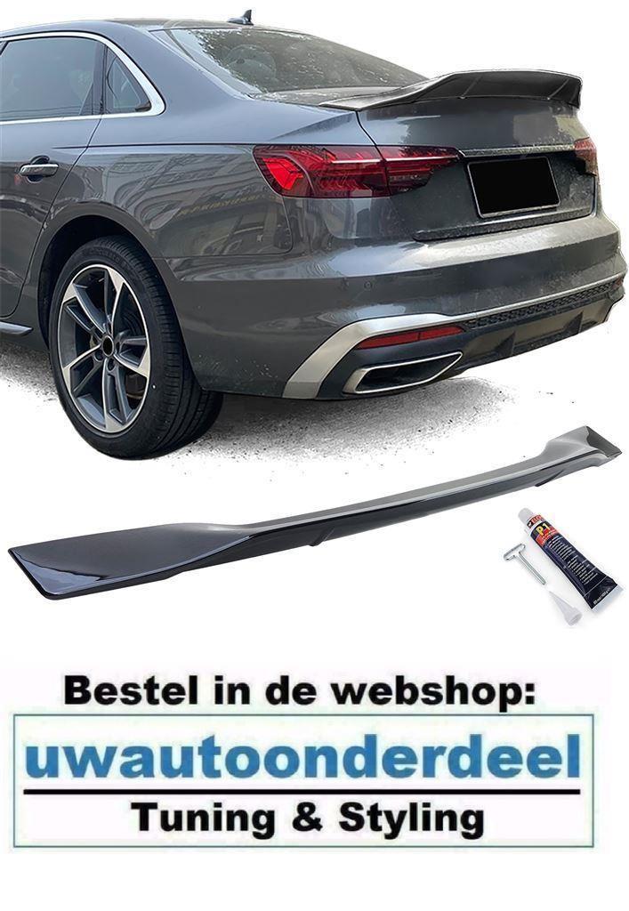 Achterklep Ducktale Spoiler Zwart Geschikt voor Audi A4 B9 S
