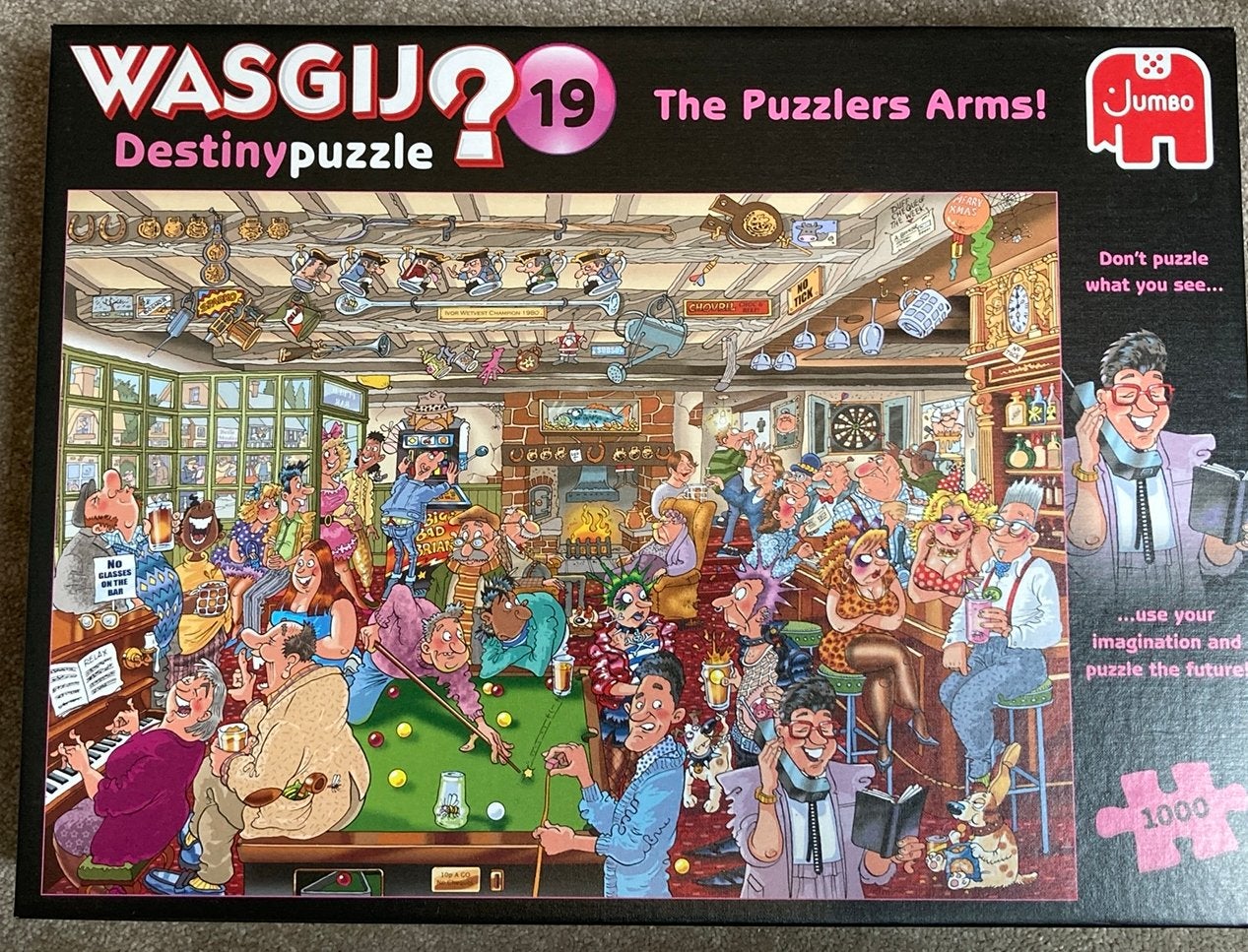Wasgij puzzel 1000 stukjes nr 19 Destiny Puzzel, Ophalen of Verzenden, 500 t/m 1500 stukjes, Zo goed als nieuw
