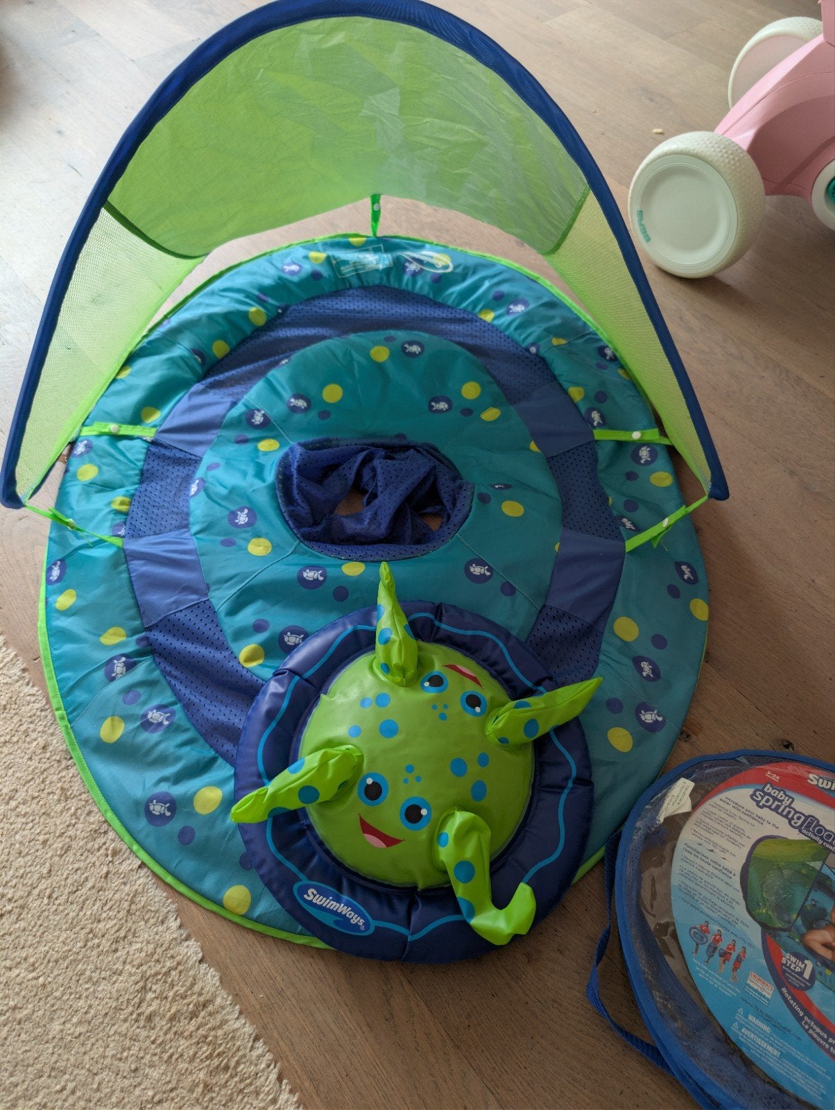 SwimWays Baby Spring Float Activity Center / baby zwemband, Ophalen, Overige merken, Zwemtrainer, Zo goed als nieuw