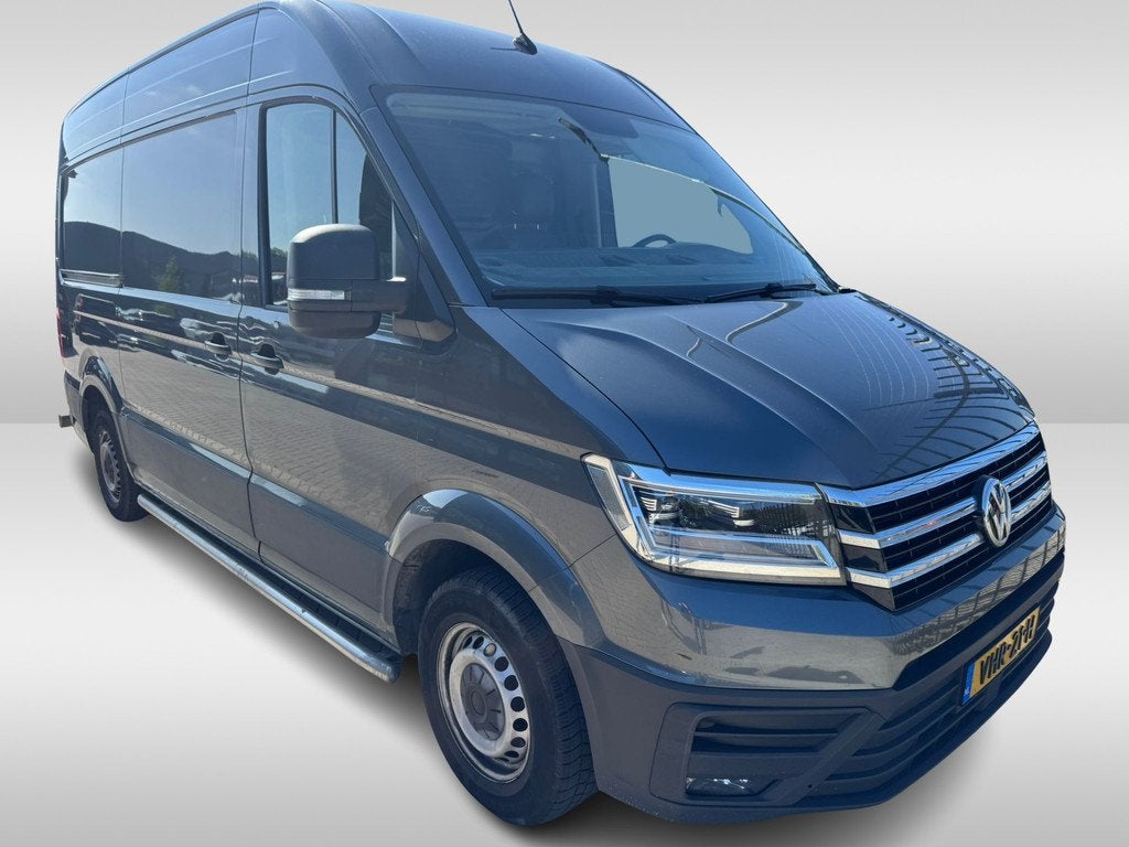 Volkswagen Crafter 2.0 TDI 177pk L3 H3 Automaat Led, Auto's, Bestelauto's, Stof, Gebruikt, Euro 6, 4 cilinders