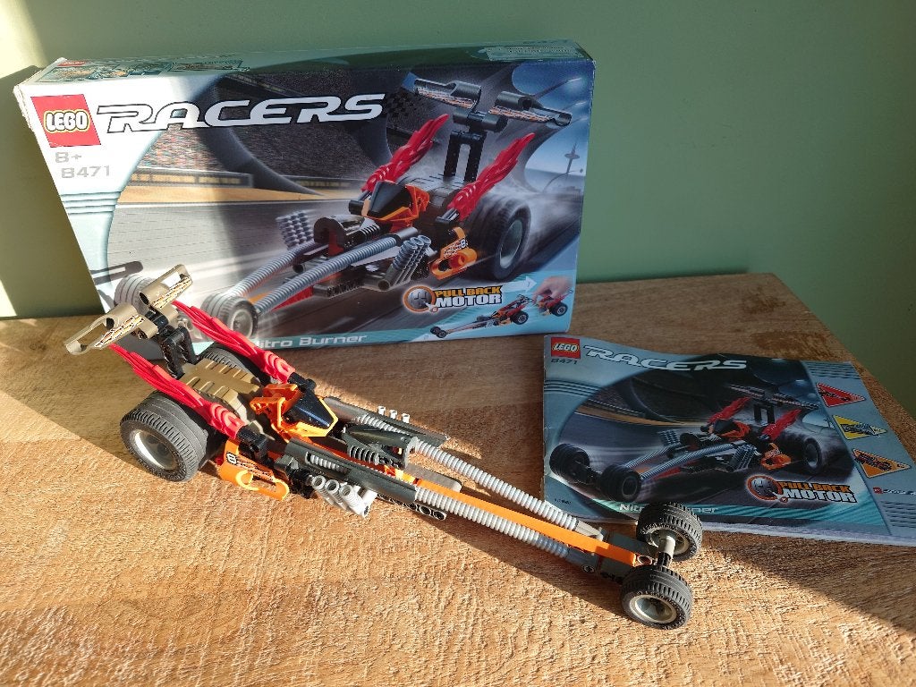 Lego Drome Racers 8471 Nitro Burner – met doos, Compleet, Lego, Ophalen of Verzenden, Zo goed als nieuw