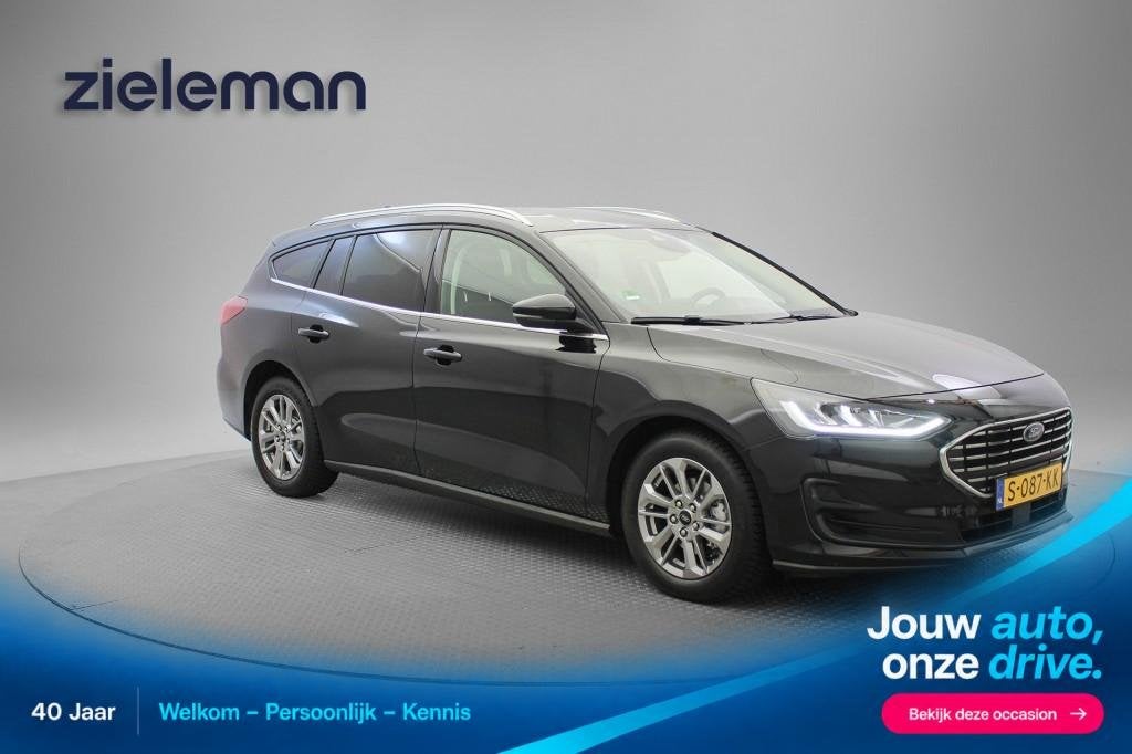 Ford FOCUS Wagon 1.0 EcoBoost Hybrid Titanium Style - Carpla, Auto's, 125 pk, Gebruikt, Met garantie (alle), Zwart