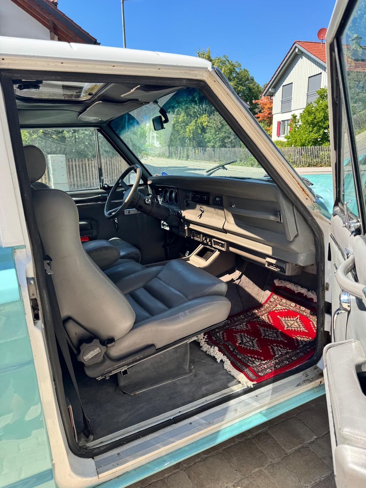 ‼️JEEP WAGONEER CHIEF V8 1985 OLDTIMER ORGINEEL NIEUWSTAAT‼️, 4800 cc, 8 cilinders, Wit, Leder