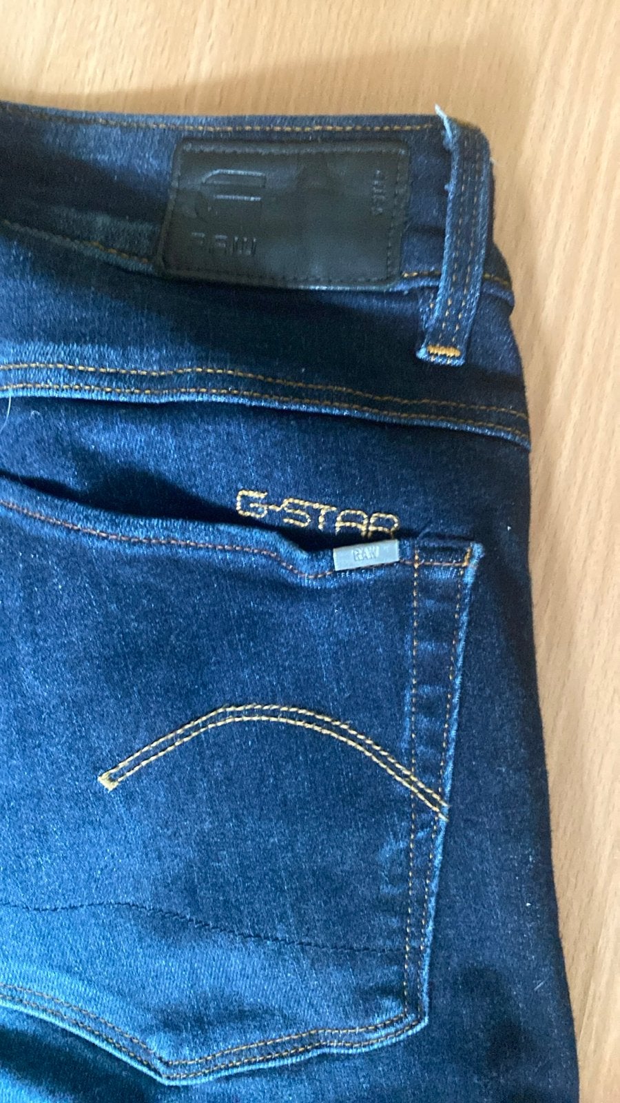 G-Star Raw 3301 Ultra High Skinny Jeans W27 L32, Ophalen of Verzenden, Zo goed als nieuw, Blauw, W27 (confectie 34) of kleiner