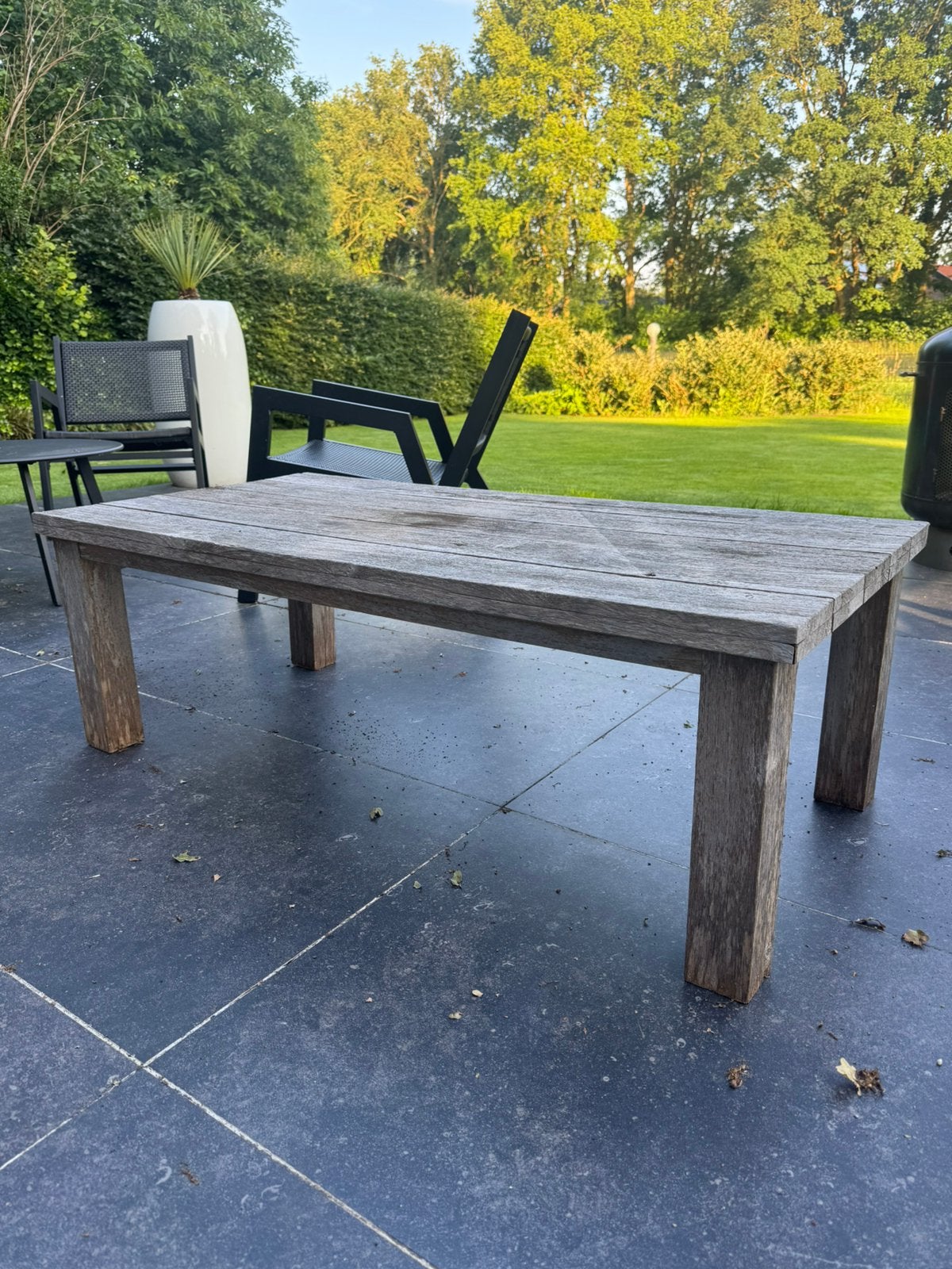 Gratis tuintafel, Ophalen, Gebruikt, Rechthoekig, Teakhout