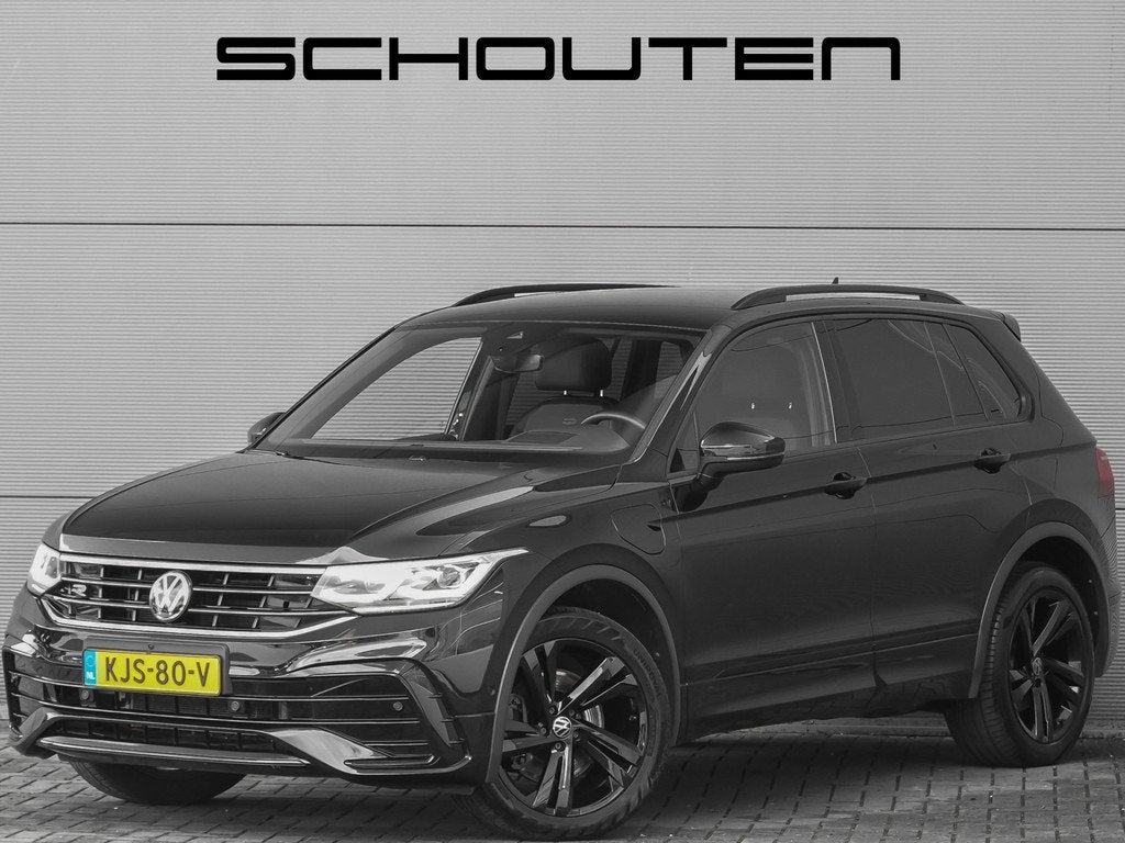 Volkswagen Tiguan 1.4 TSI eHybrid R-Line HUD ACC Black Pack, Gebruikt, Zwart, 4 cilinders, Zwart
