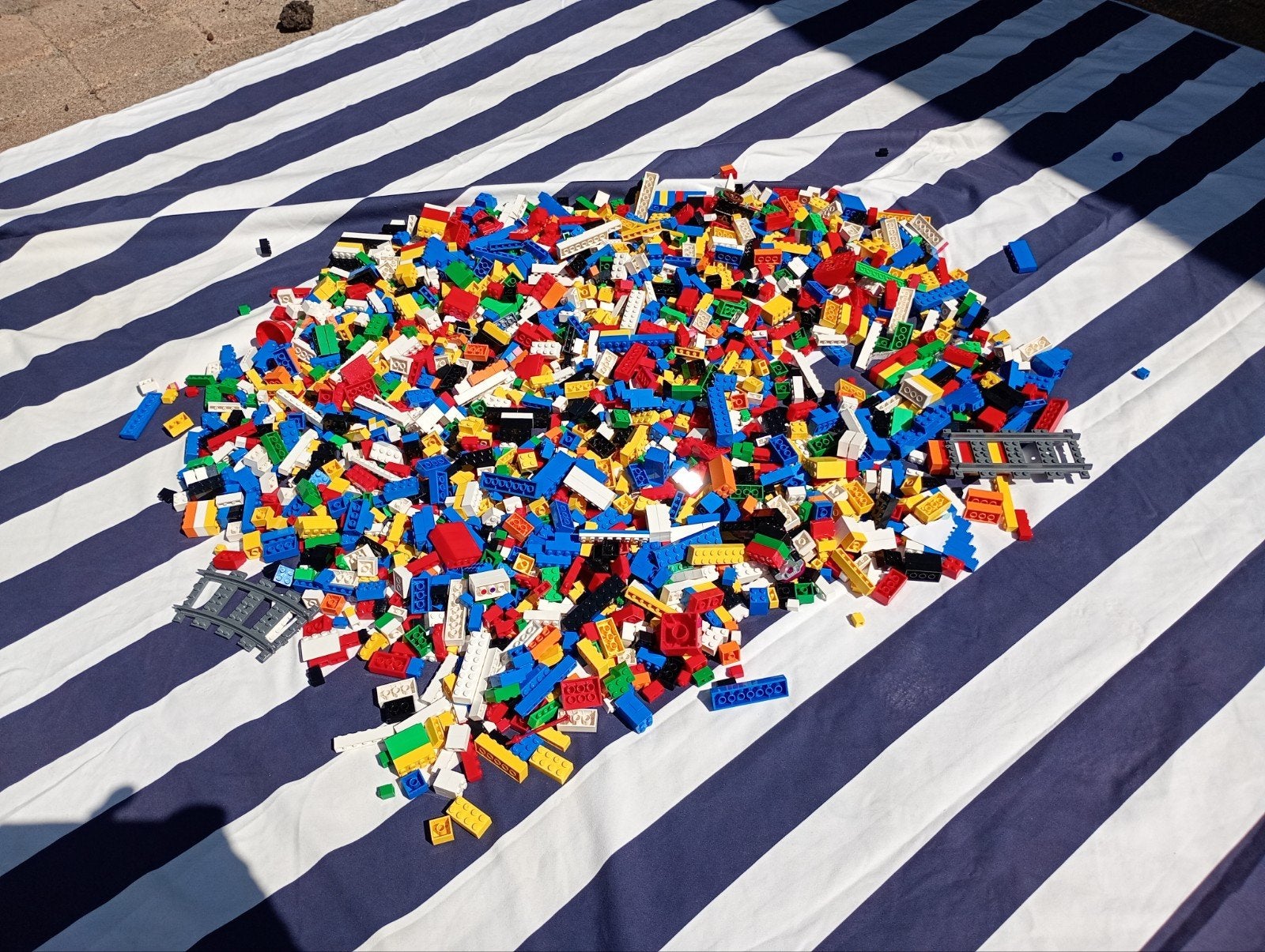 Grote partij diverse Lego bouwstenen, Gebruikt, Inclusief extra onderdelen, Lego, Ophalen of Verzenden