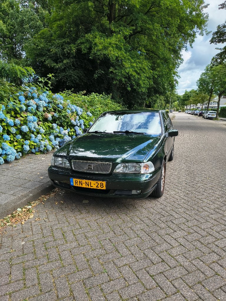 Volvo S70 2.5 Turbo automaat 1997 Groen, Auto's, Stof, Beige, Skiluik, Origineel Nederlands