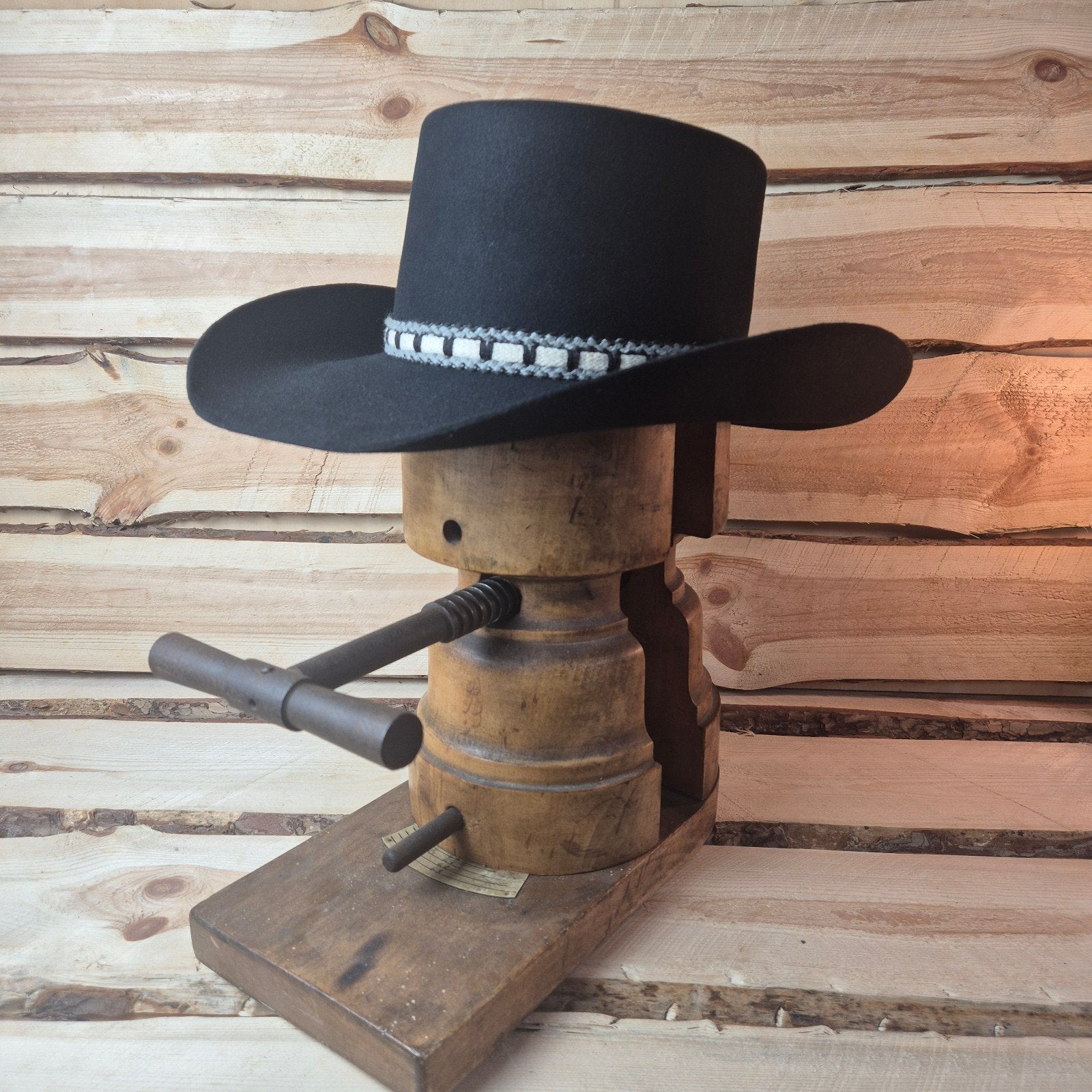 Stetson Gambler 3X Western Hoed - Zwart - Maat 58, Kleding | Heren, Hoeden en Petten, Stetson, Hoed, Ophalen of Verzenden, Zo goed als nieuw