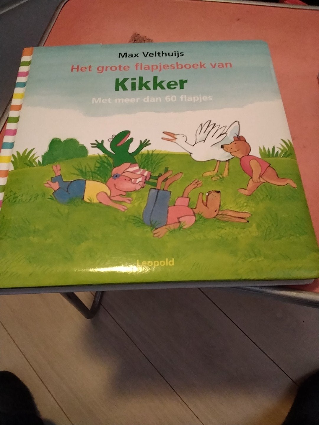 Het grote flapjesboek van Kikker - Max Velthuijs € 5, Boeken, Ophalen of Verzenden, Zo goed als nieuw, Max Velthuijs, Sprookjes