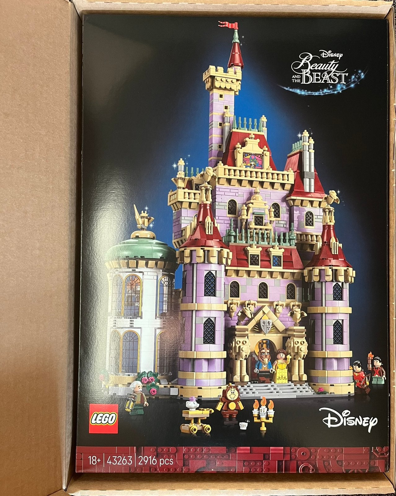 Lego Disney 43263 Belle en het Beest kasteel - Nieuw in doos, Lego, Nieuw, Ophalen of Verzenden, Disney
