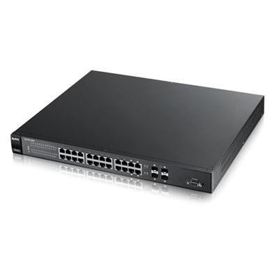 ZyXEL GS1910 GS1910-24HP 24 Port Gigabit Smart Managed PoE+, Computers en Software, Netwerk switches, Verzenden, Gebruikt