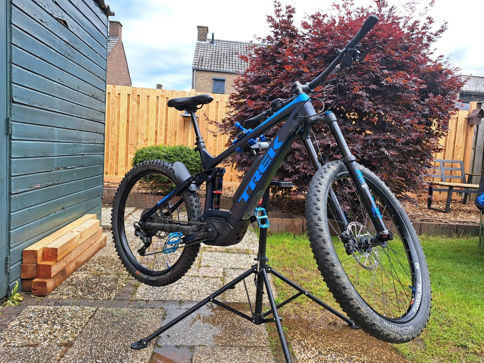 Trek Powerfly LT 8 E-MTB met Bosch Performance Line CX, Ophalen, Gebruikt, Schijfrem, Trek
