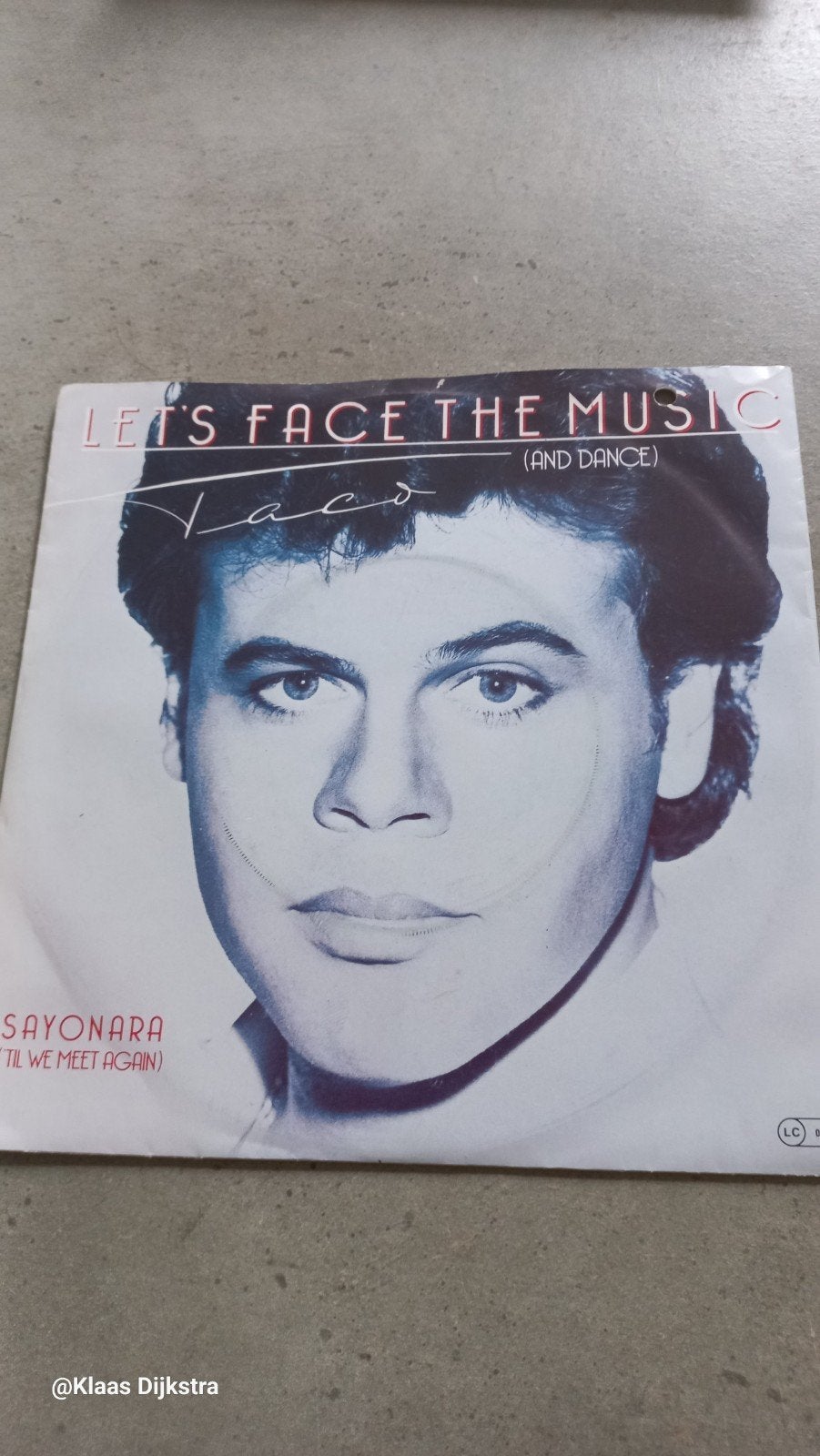 Taco - Let's Face The Music, Cd's en Dvd's, Vinyl Singles, Ophalen of Verzenden, Gebruikt, 7 inch, Pop