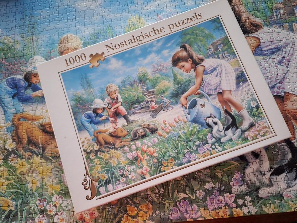 Nostalgische puzzel 1000 stukjes, Ophalen, 500 t/m 1500 stukjes, Zo goed als nieuw