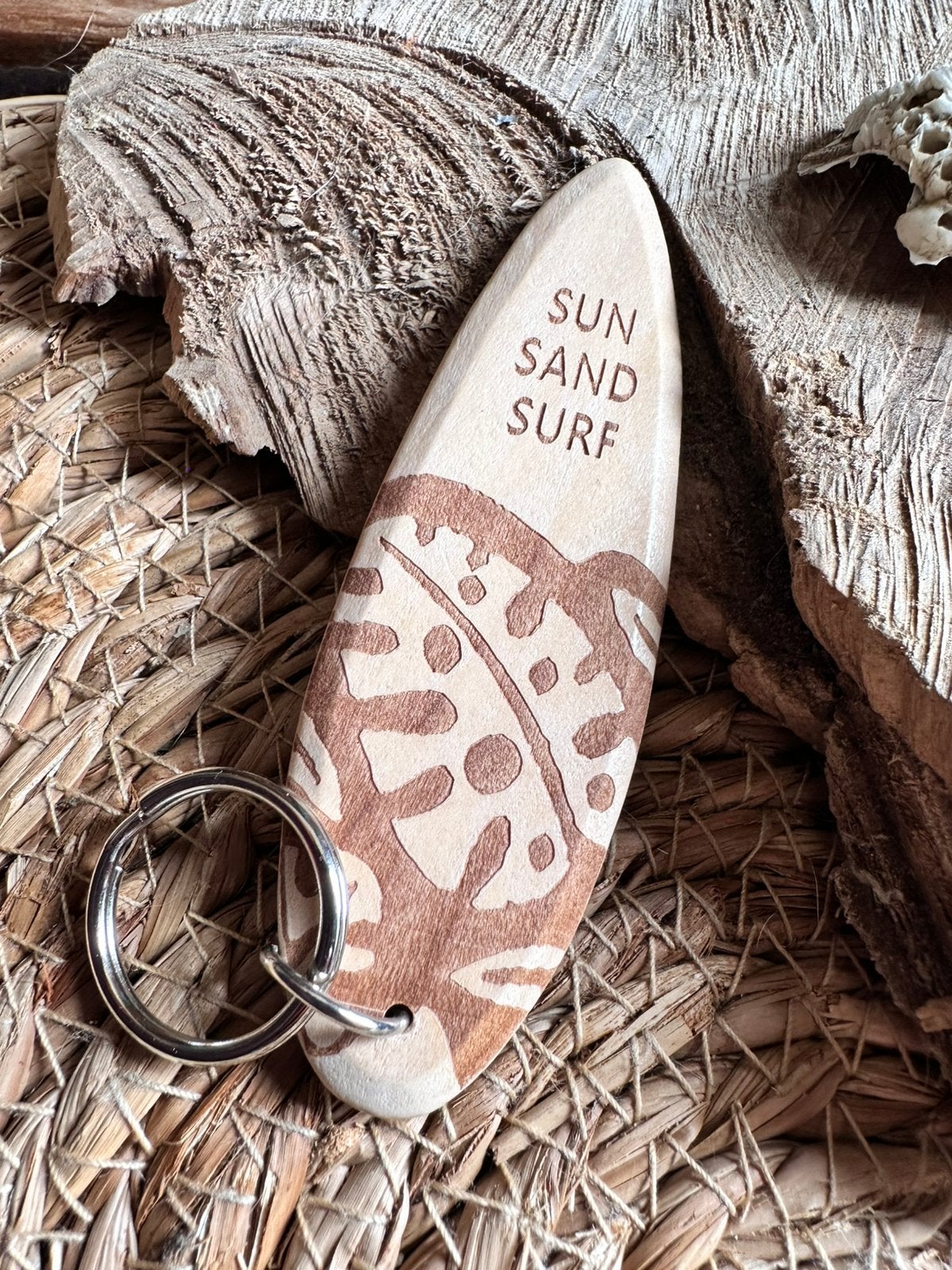 Stoere sleutlhanger / surfplank / boho styl / ibiza styl, Ophalen of Verzenden, Nieuw