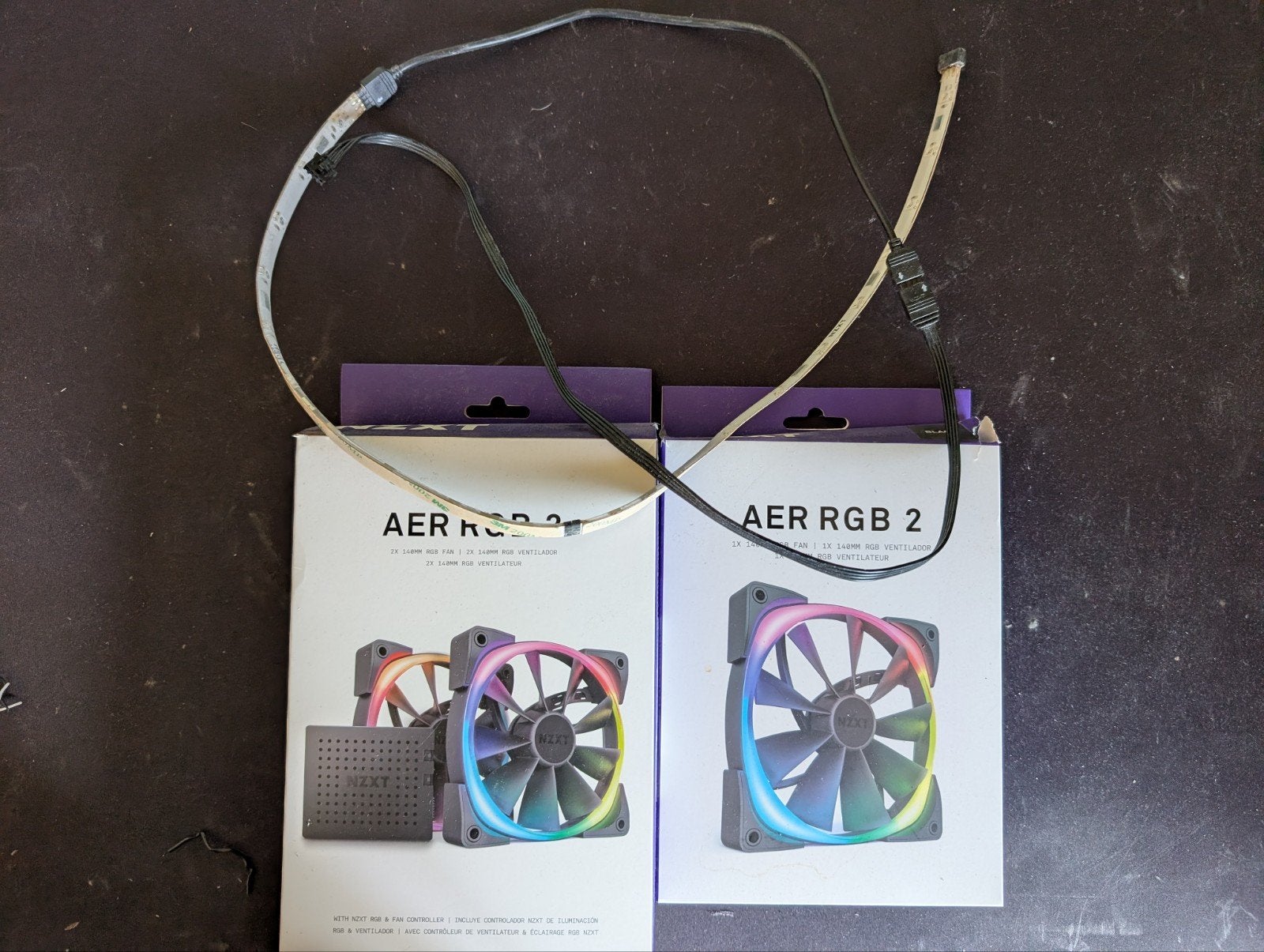 NZXT Hue 2 140mm Fans met RGB Controller en LED Strips, Ophalen of Verzenden, Gebruikt