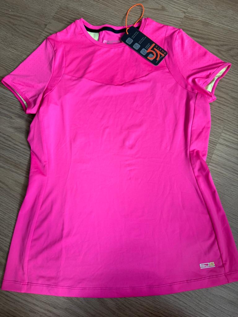 Sjeng Sport T-shirt - Neon Roze, Maat 38/40 (M), Overige typen, Nieuw, Ophalen of Verzenden