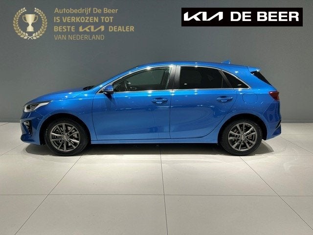 KIA Ceed 1.4 T-GDi 140pk DynamicPlusLine Trekhaak!, Auto's, Lichtsensor, 12 maanden, 4 cilinders, Blauw