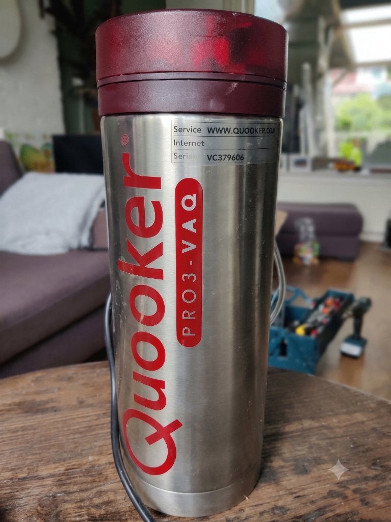 Quooker PRO3-VAQ kokendwaterkraan met reservoir, Ophalen, Zilver, Metaal, Overige merken
