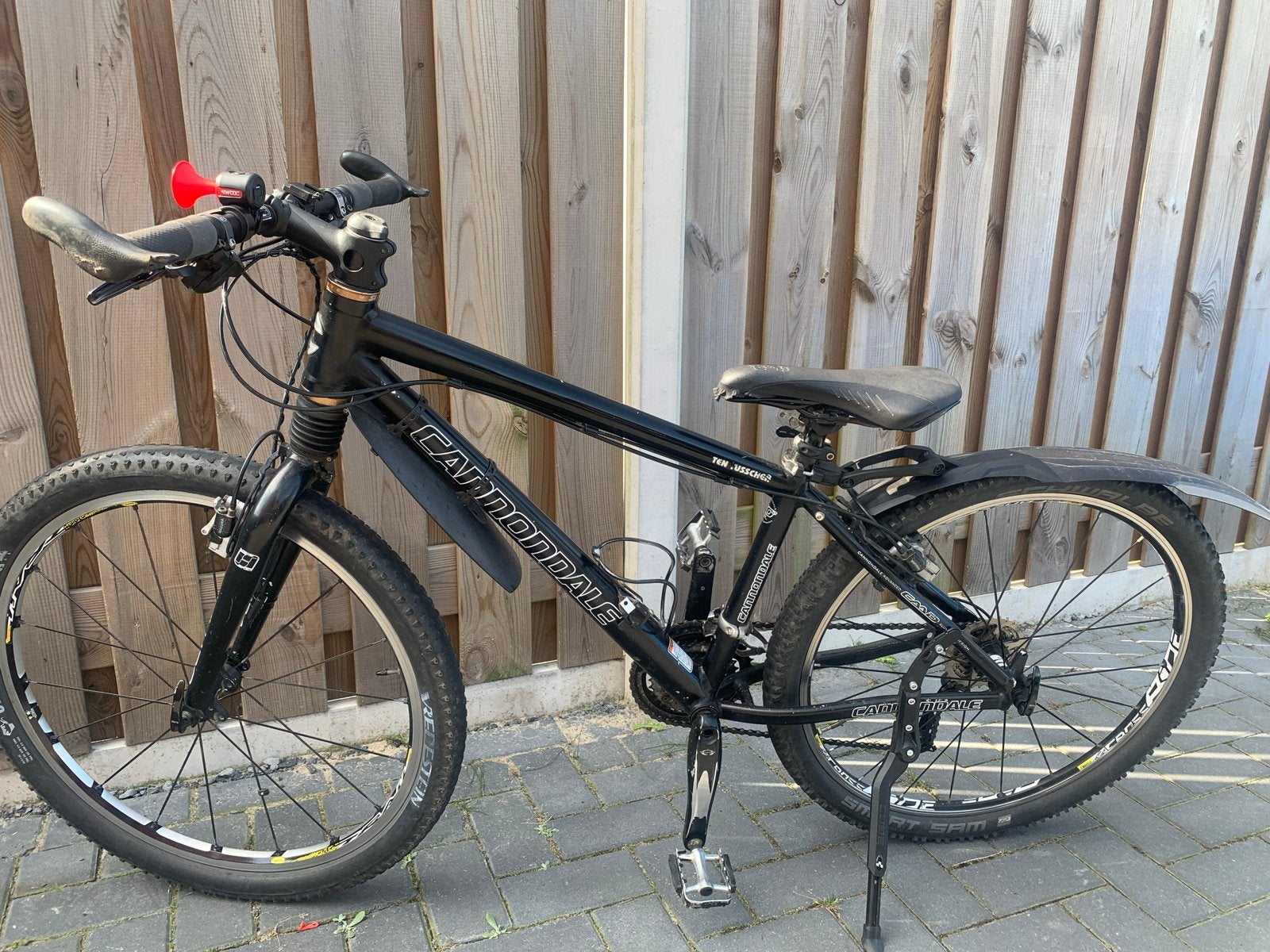 Zwarte Cannondale 26 inch mountainbike, Hardtail, Ophalen, Gebruikt, Overige merken