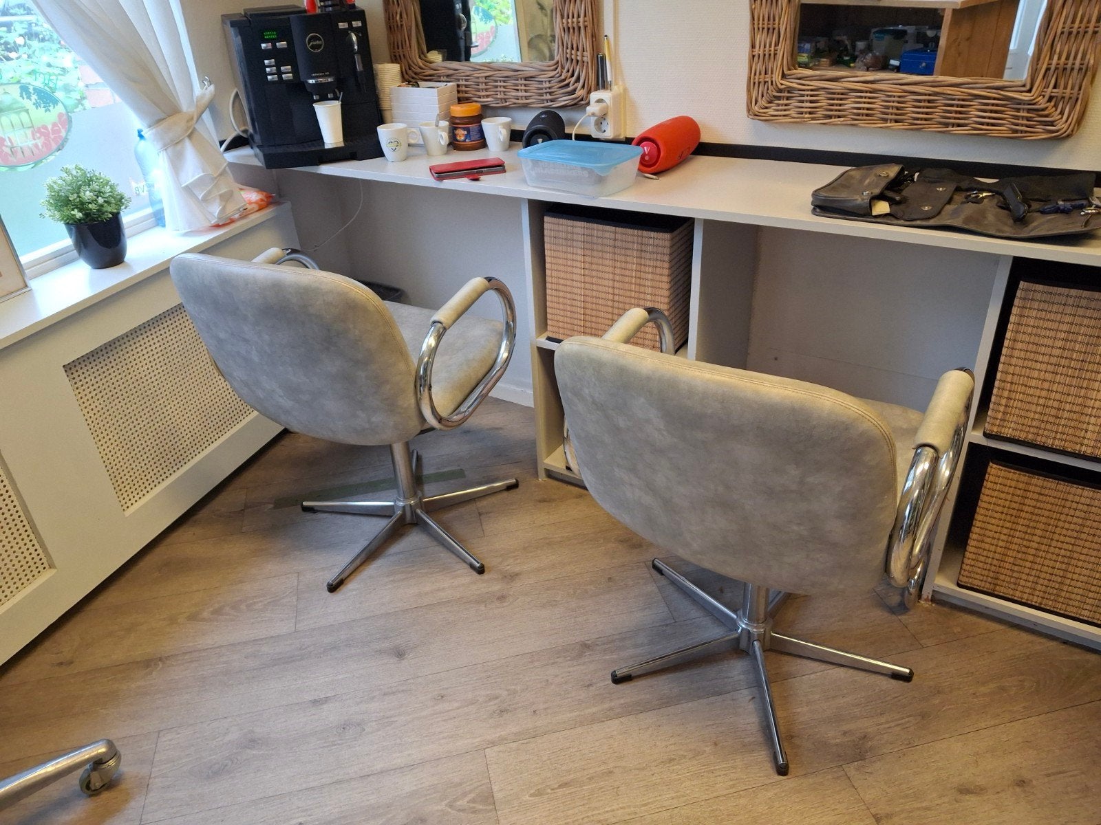 4 kappers stoelen, Huis en Inrichting, Ophalen, Gebruikt, Overige kleuren, Vier