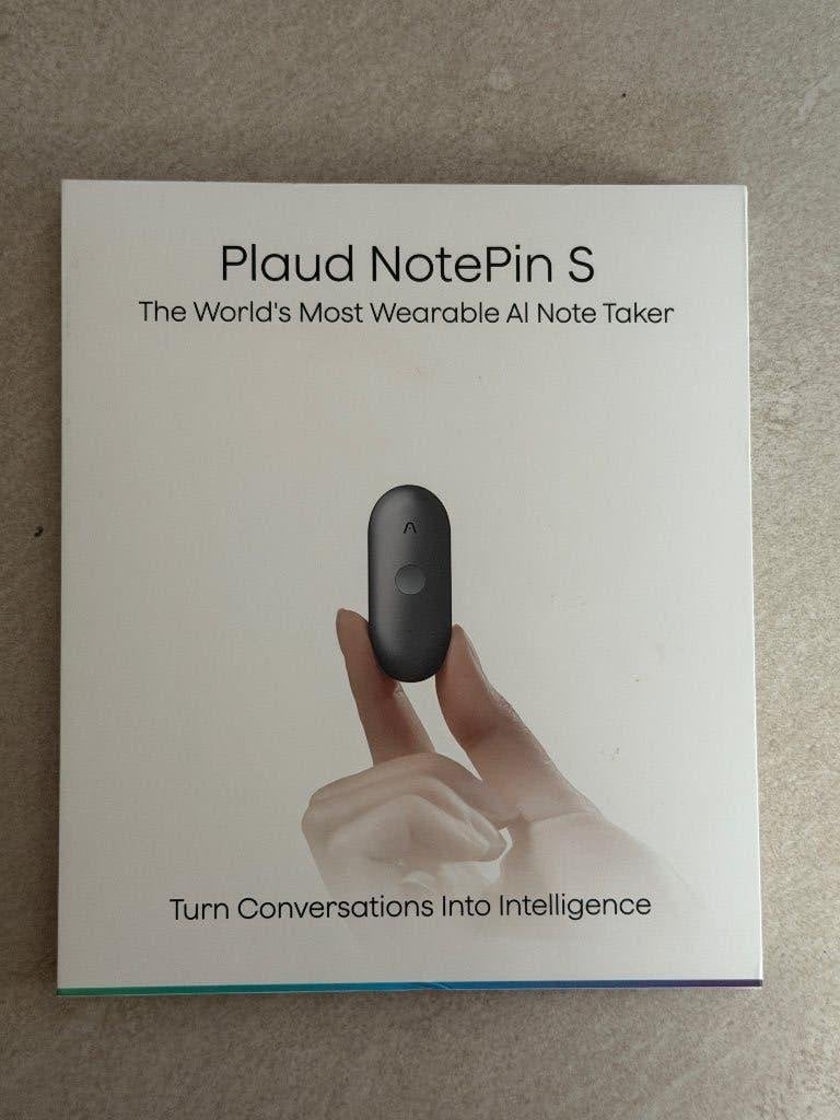 Plaud NotePin S AI Voice Recorder – Nieuw in doos, Verzenden, Nieuw, Overige typen