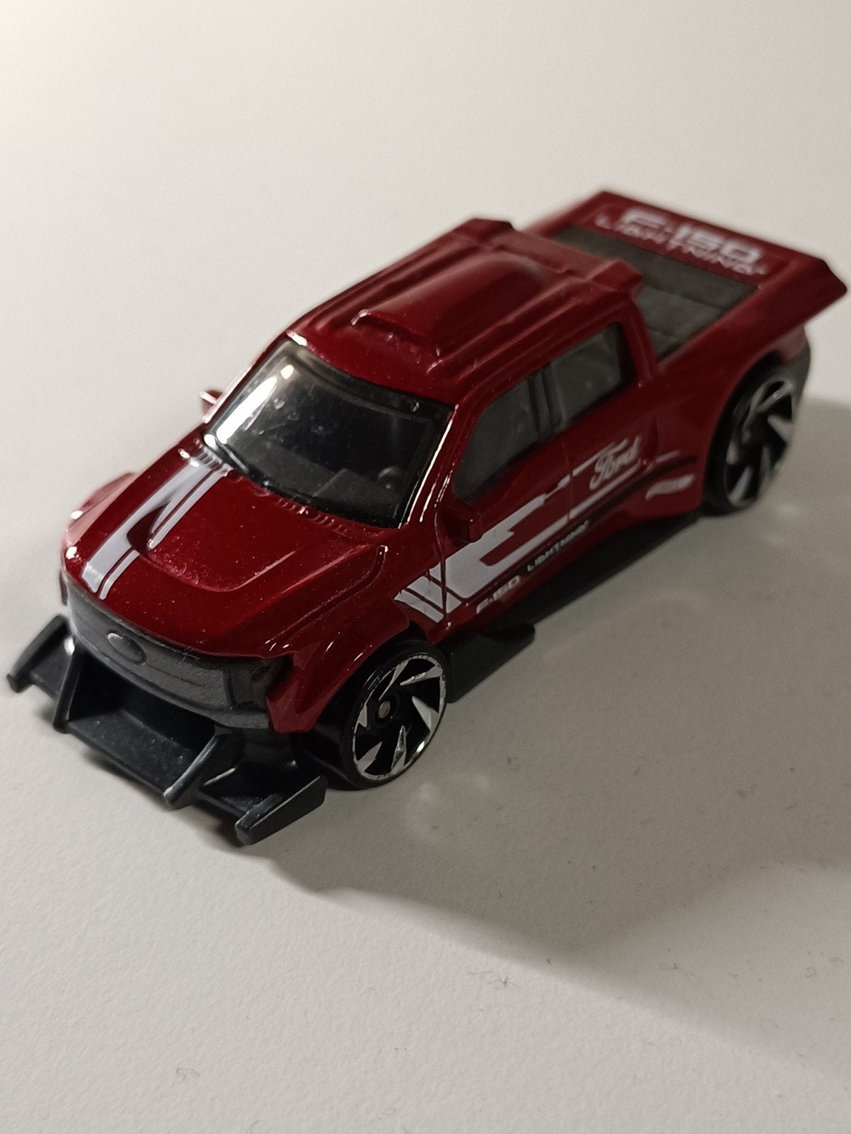 Hot Wheels Ford F-150 Lightning - Rood, Ophalen of Verzenden, Zo goed als nieuw, Auto