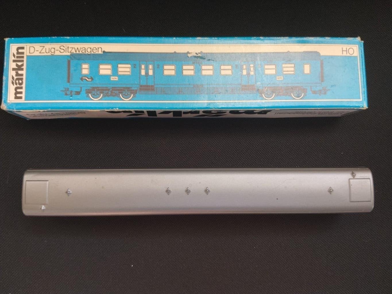 Märklin 4049 personen rijtuig NS met vignet., Wisselstroom, Wagon, Ophalen of Verzenden, Märklin